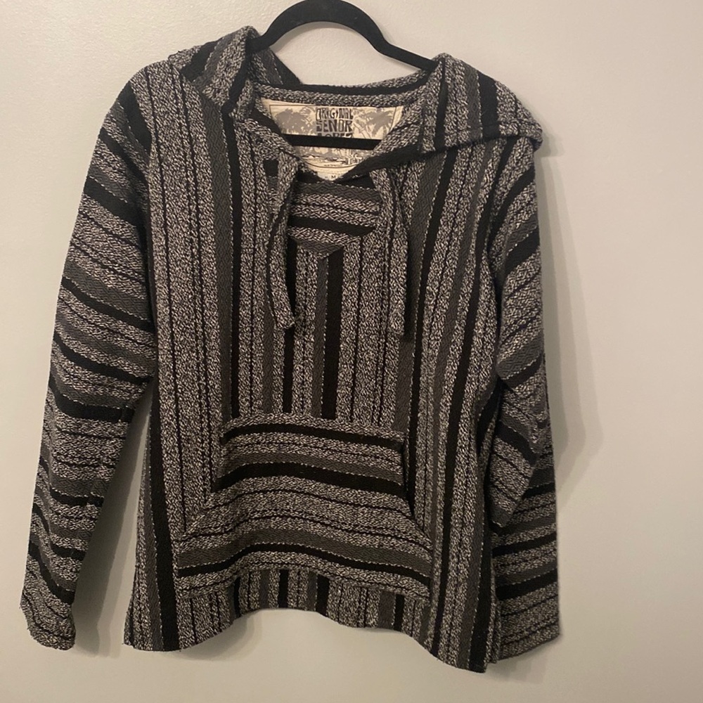Cotton/polyester woven mens hoodie